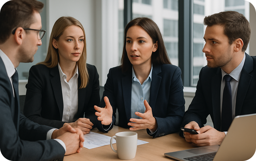 Corporate communications blur video online to share town halls with sensitive slides blurred