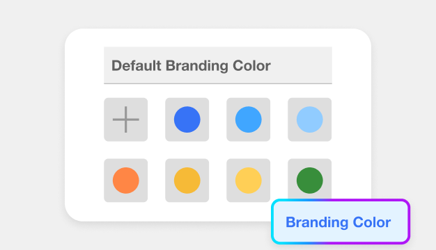 Visla Branding keeps a consistent brand identity across videos with locked logo, fonts, and color presets