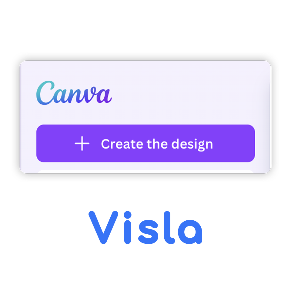 Create videos in Canva with Visla AI by starting a design in Canva