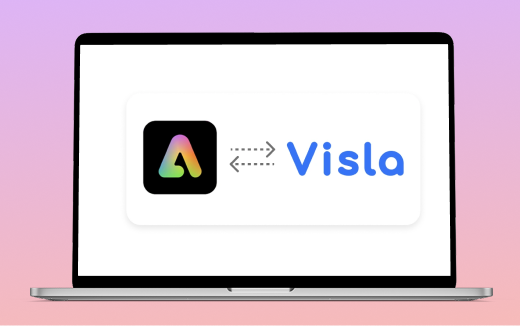 Visla Adobe Express integration for creating AI videos directly in Adobe Express