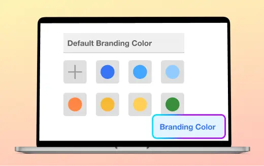 Visla branding customization interface allowing users to apply logos, colors, and fonts for consistent video branding.