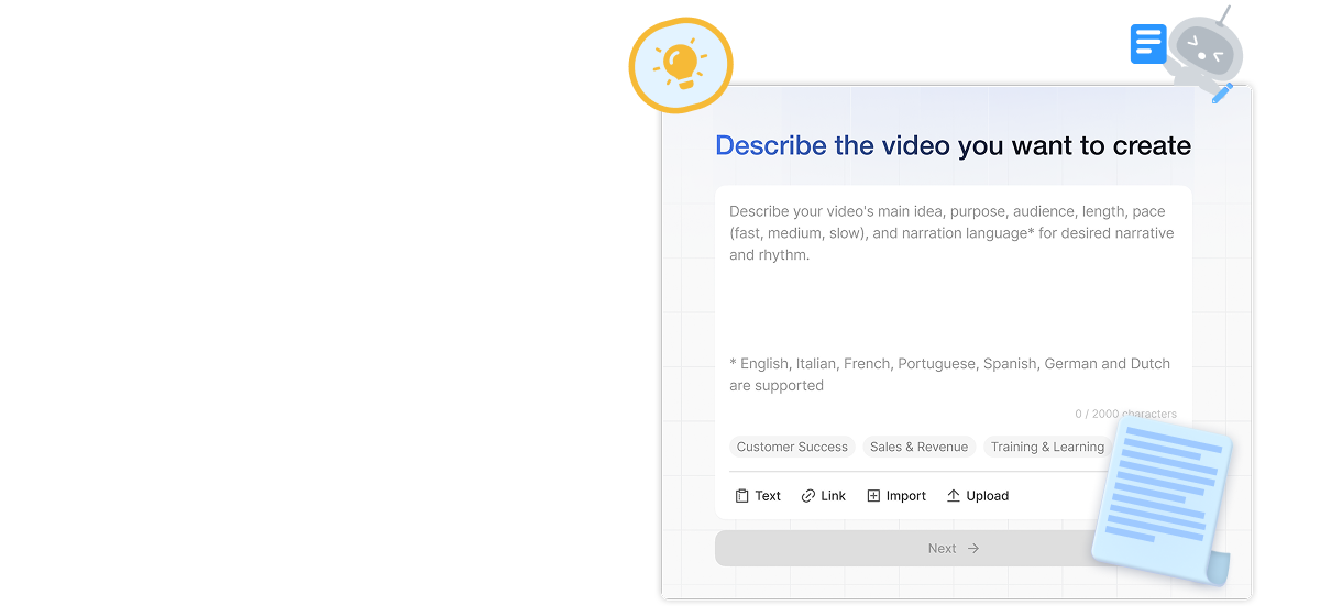 Premium AI for complex video production workflows in Visla for Enterprise