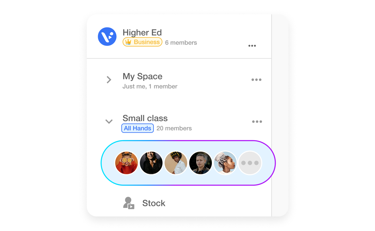 AI video creation tool for schools to organize and secure video projects with team Workspaces and permissions